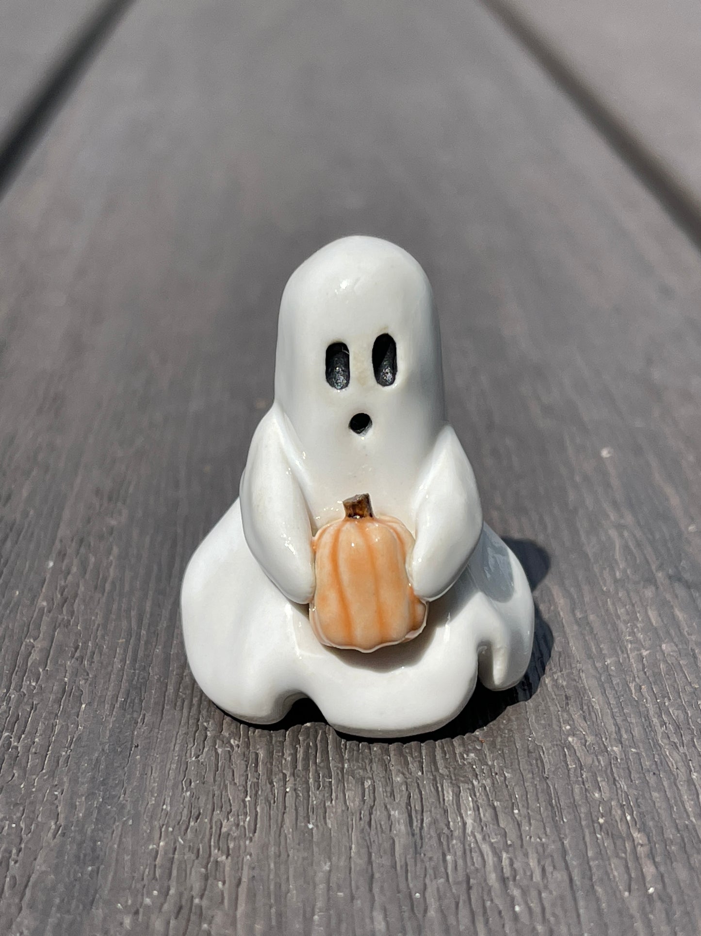 Pre Order- Holding Pumpkin Ghost Buddy