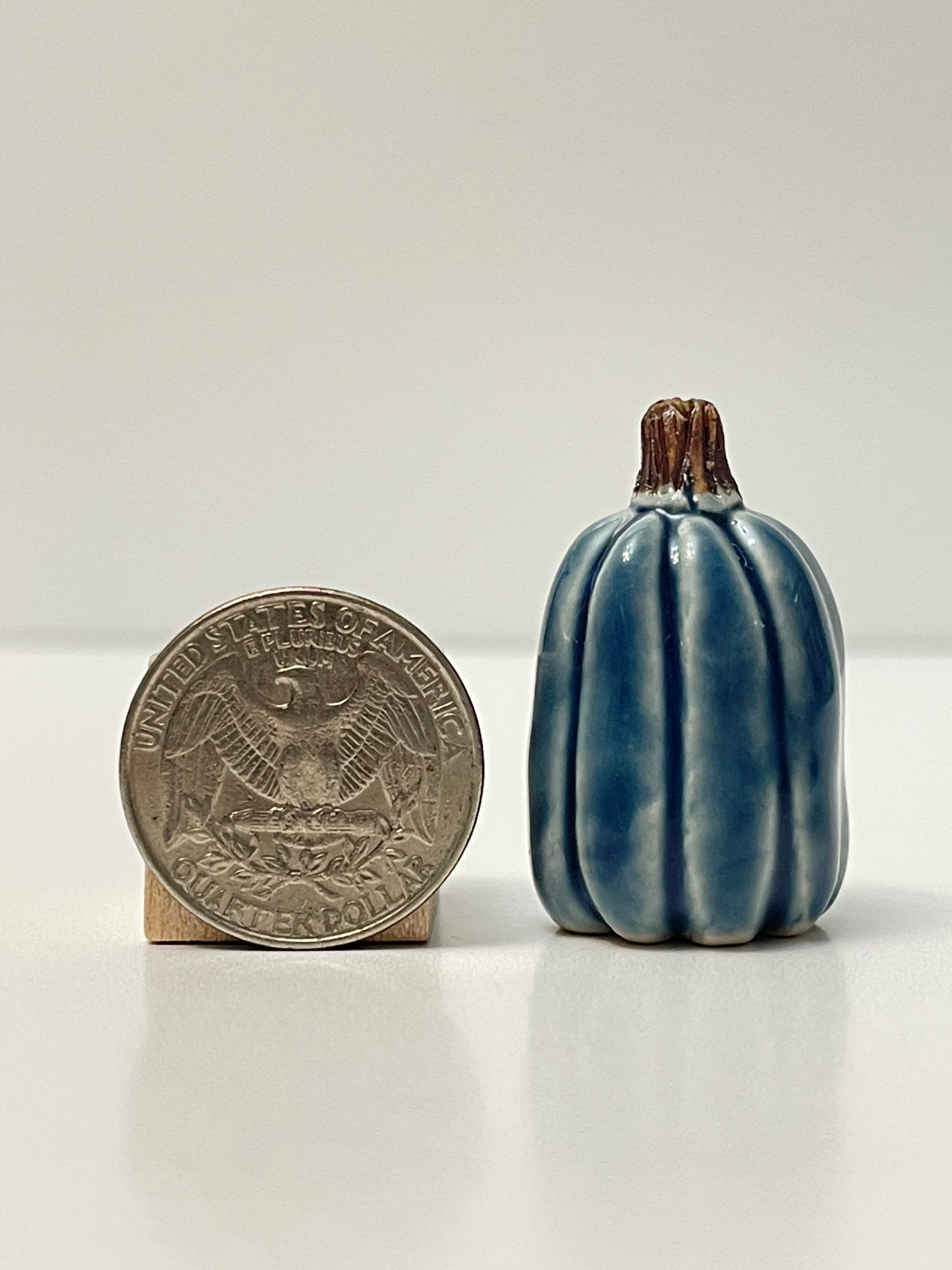 Mini Pumpkin - Shiny Blue - Tall