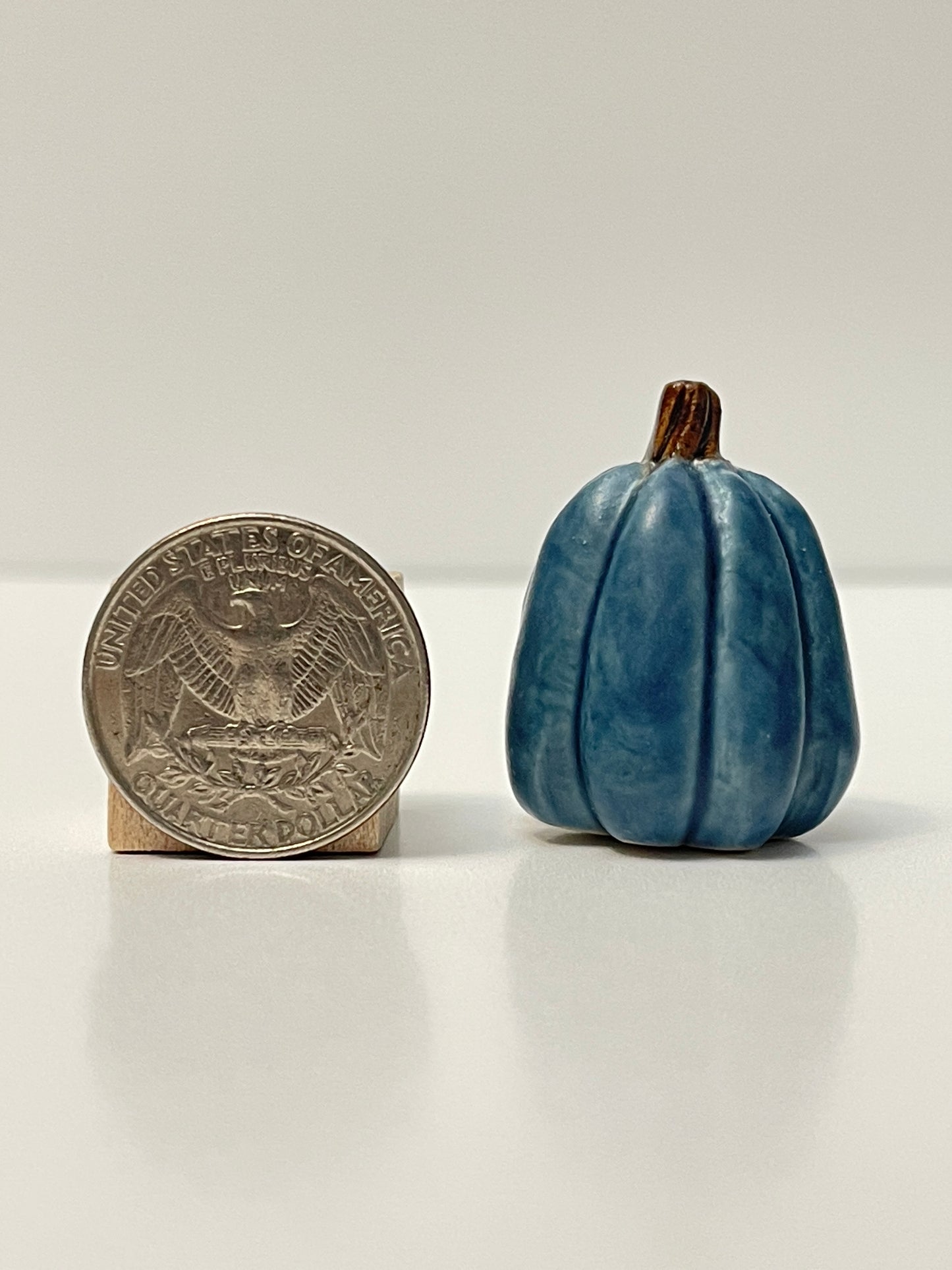 Mini Pumpkin - Matte Blue - Tall