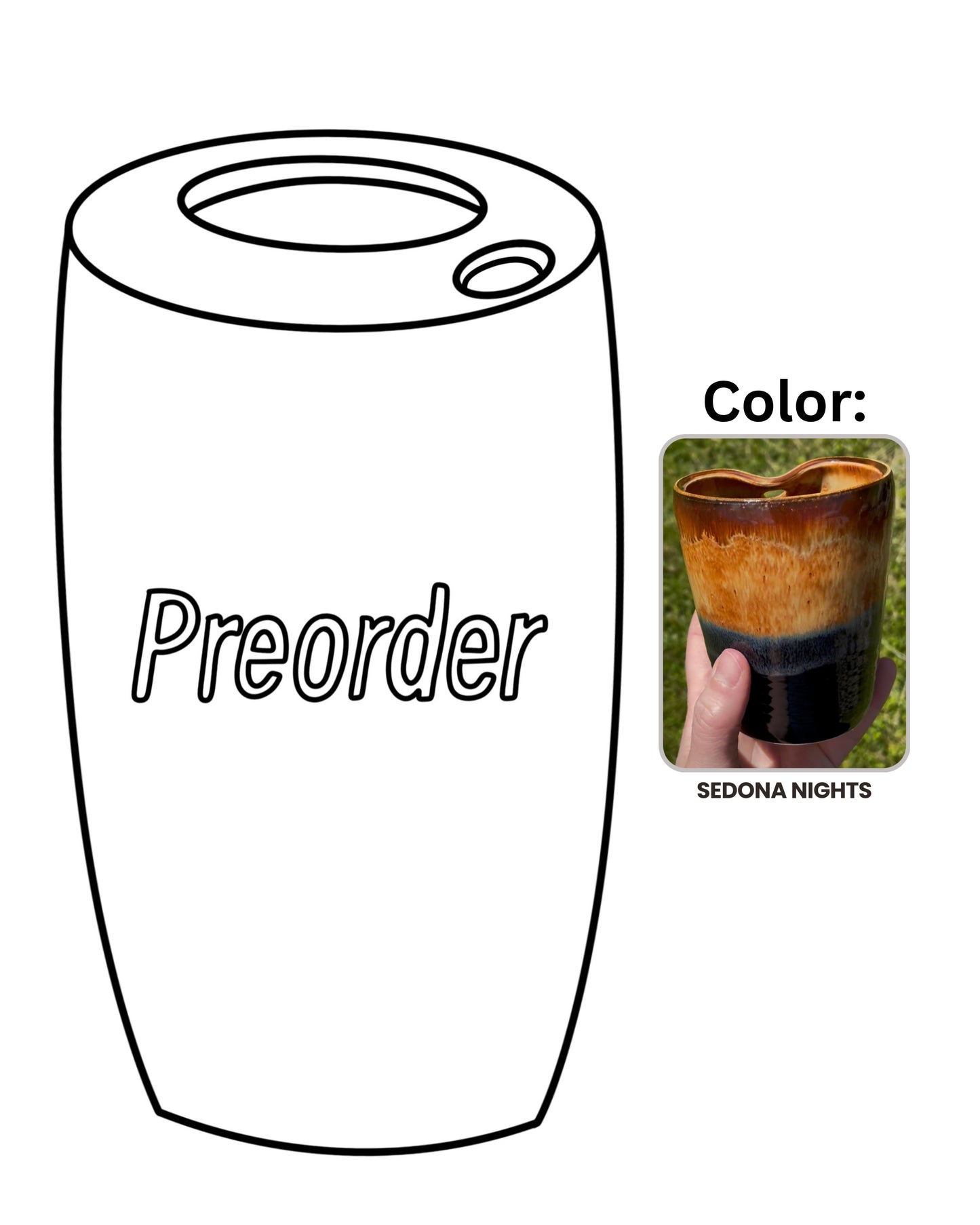 Adult Sippy / Travel Cup Preorder (Color- Sedona Nights)