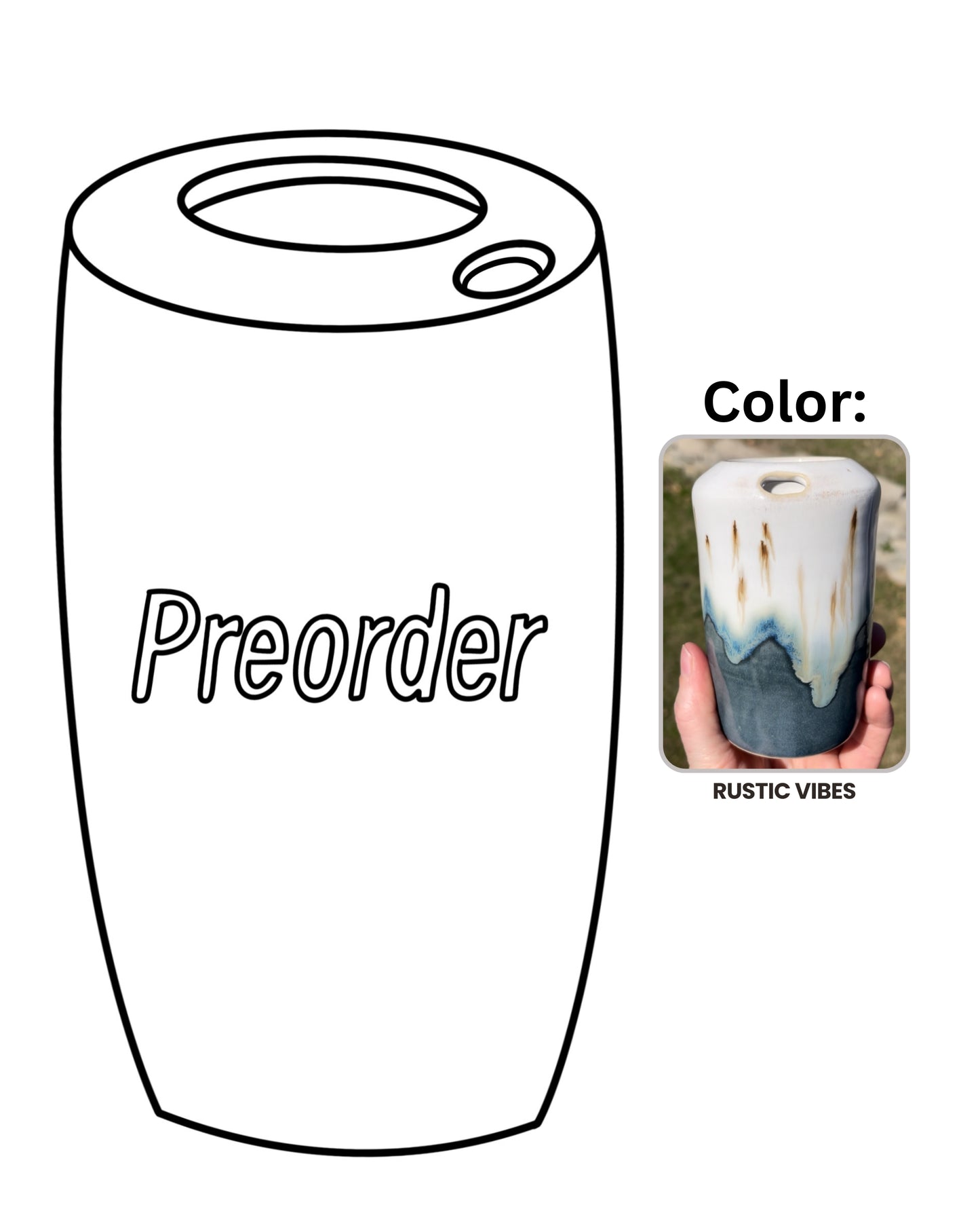 Adult Sippy / Travel Cup Preorder (Color- Rustic Vibes)