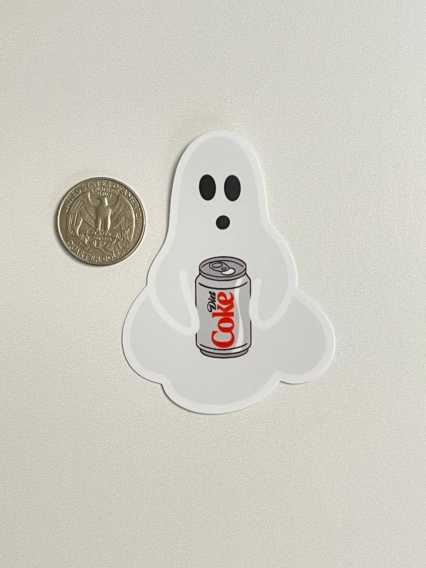 Ghost Sticker - Holding DC