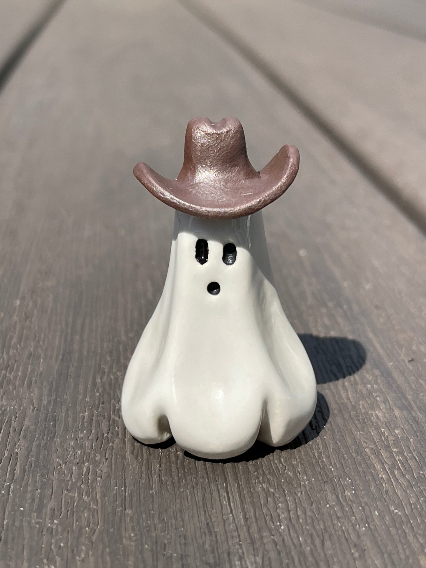 Pre Order- Cowboy Ghost Buddy with Matte Dark Brown Hat