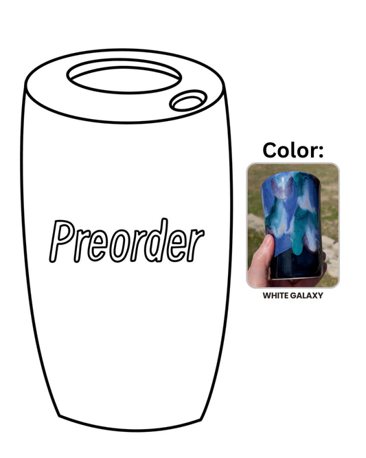 Adult Sippy / Travel Cup Preorder (Color- White Galaxy)