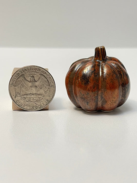 Small Pumpkin - Copper - Round