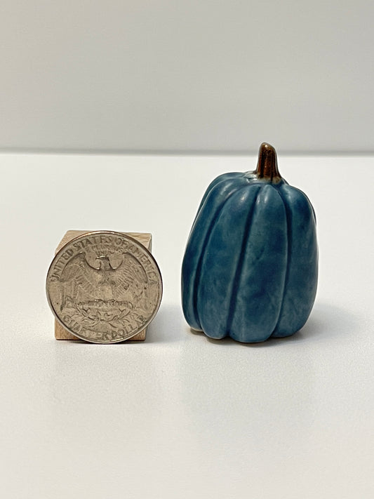 Small Pumpkin - Matte Blue - Tall