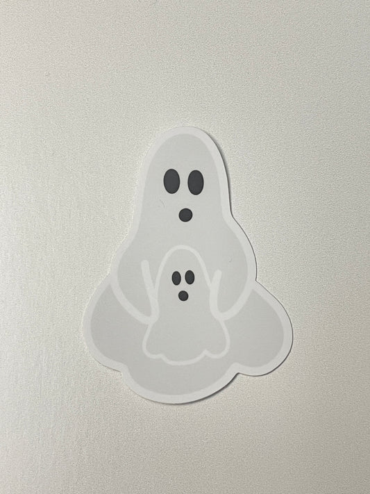 Ghost Sticker - Holding Baby