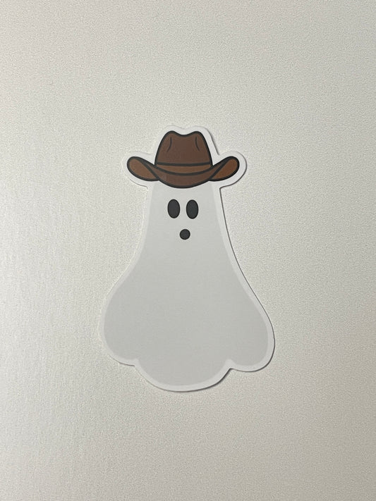 Ghost Sticker - Cowboy