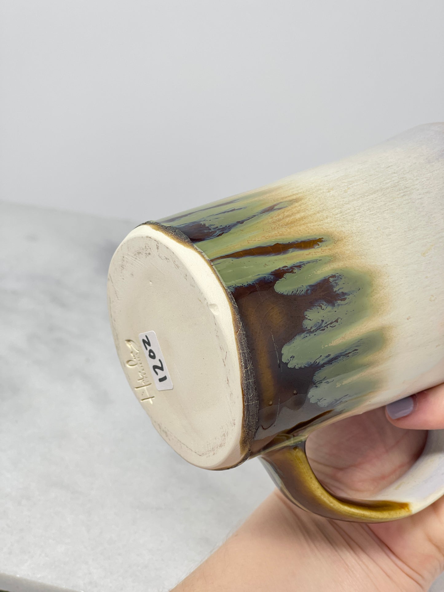 12oz Right Handed Tumbler Glass Straw